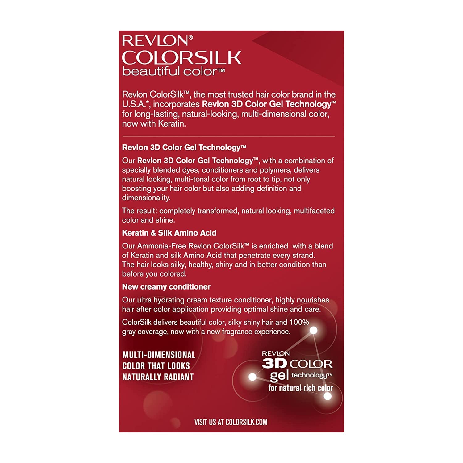 Revlon Colorsilk #51 Light Brown (Pack of 3)