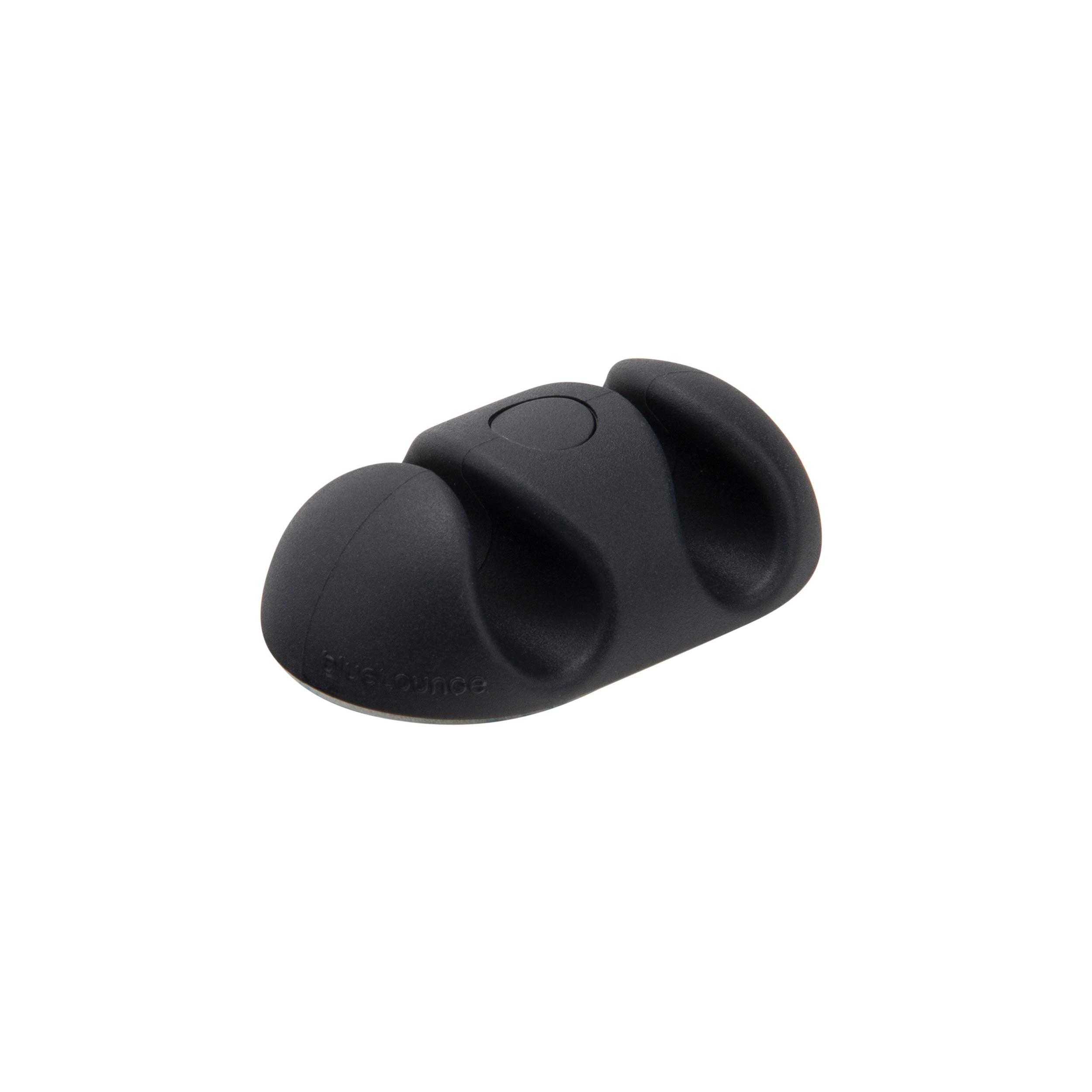 Bluelounge BLUCDXL2BL CableDrop Cable Organizer, 0.70" x 2" x 1.30", Black, 2 Piece