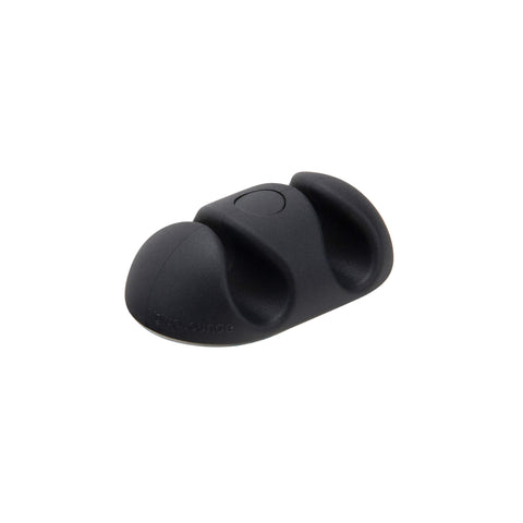 Bluelounge BLUCDXL2BL CableDrop Cable Organizer, 0.70" x 2" x 1.30", Black, 2 Piece