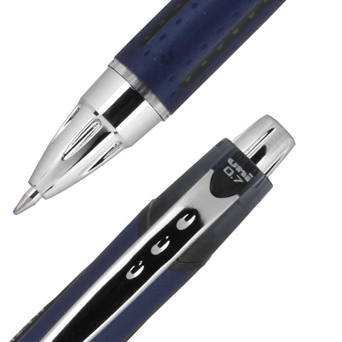 uniball Jetstream RT Ballpoint Pens, Fine Point (0.7mm), Black, 12 Pack