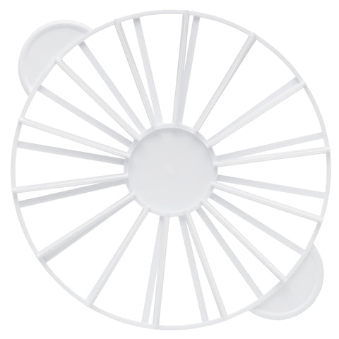 Ateco 1328 Cake Portion Marker, 14 or 16 Slices, Works for Cakes Up To 16-Inches Diameter, White