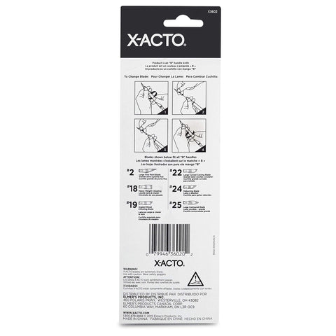 X-ACTO #2 Knife With Safety Cap, Sharp, Durable, Precision Knife, 1 Count - For Medium Cutting and Trimming