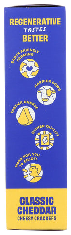 Cheddies, All Natural Protein Packed Cheddar Crackers, Cheddar Cheese, 4.2 Ounce, 6g Protein, Low Carb