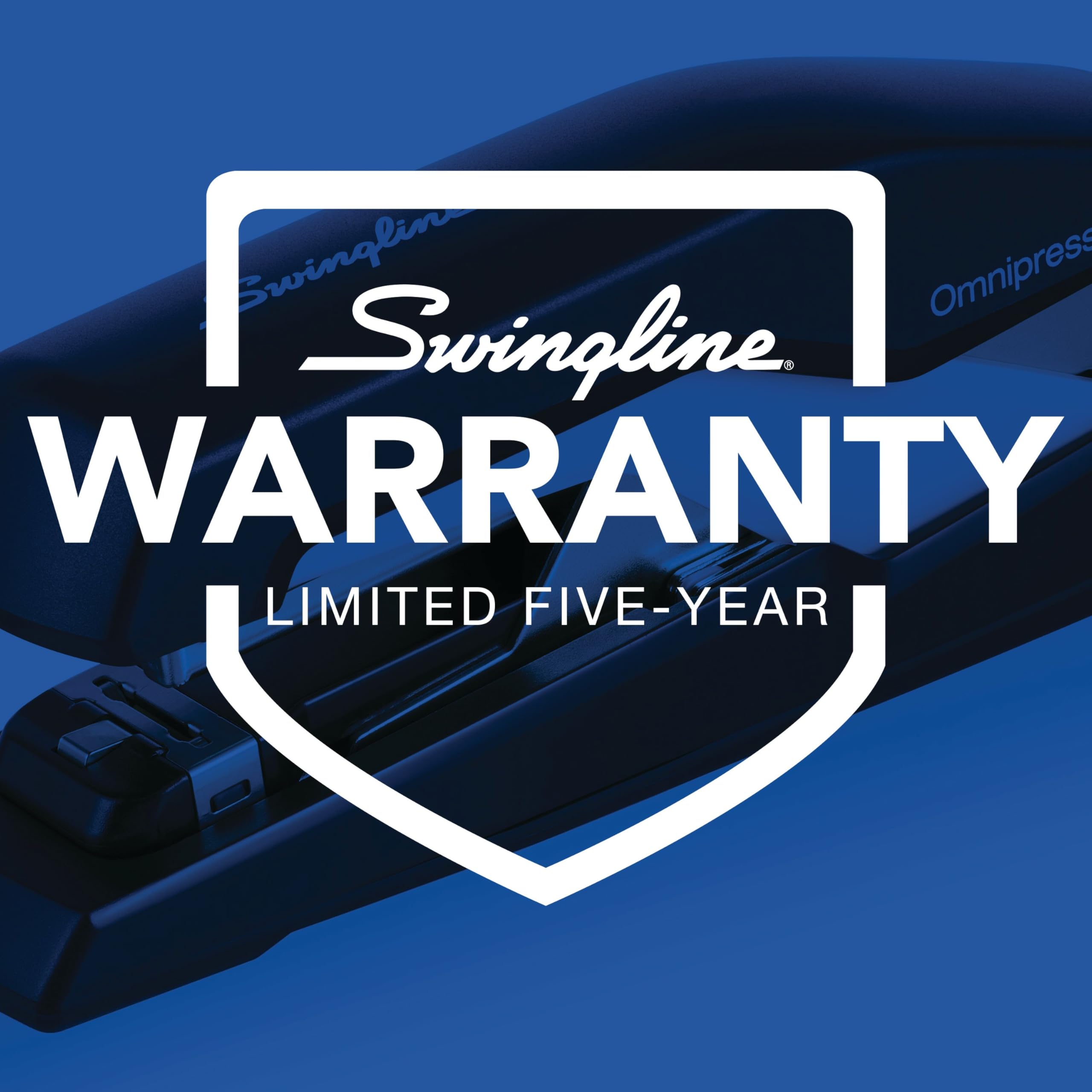 Swingline Stapler, Omnipress 30 Stapler, "Press Anywhere for Easier Use", 30 Sheet Capacity, Black/Gray (5000585A)