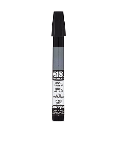 The Original Chartpak AD Marker, Tri-Nib, Cool Gray 5, 1 Each (P185)