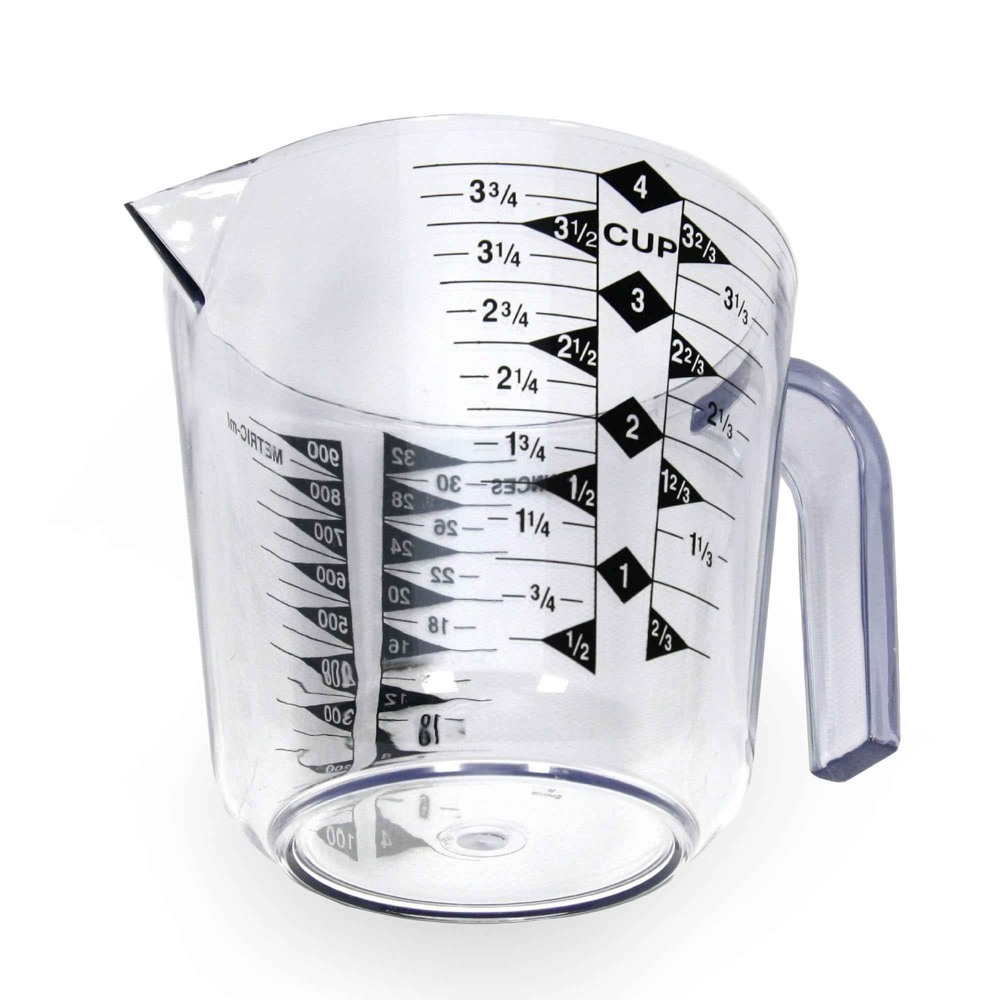 Chef Craft Select Plastic Measuring Cup, 4 Cup, Clear