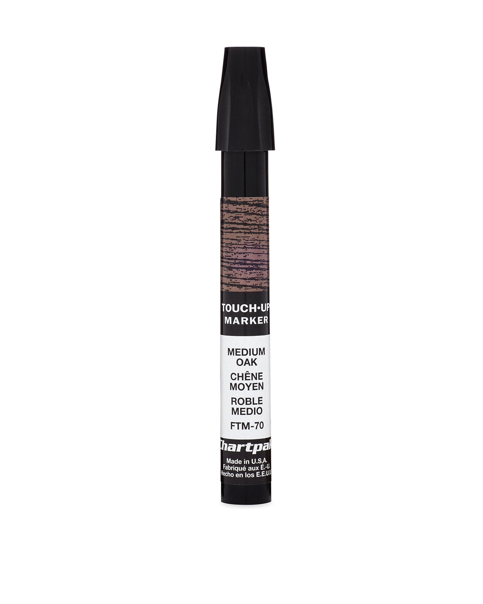 AD Marker Chartpak Wood Frame Touch-Up Marker, Tri-Nib, Medium Oak, 1 Each (FTM70)