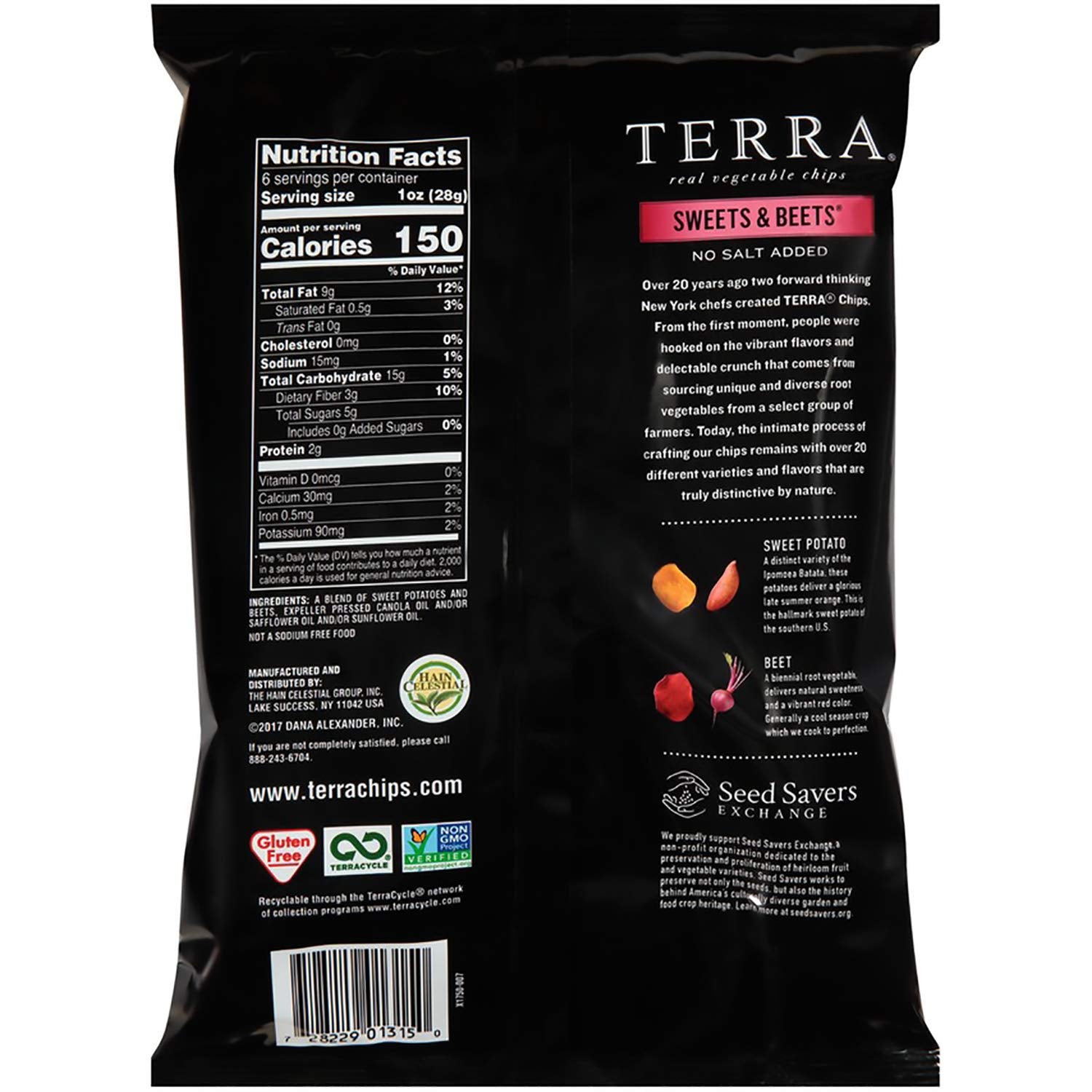 Terra Sweets & Beets Chips, 6 Oz