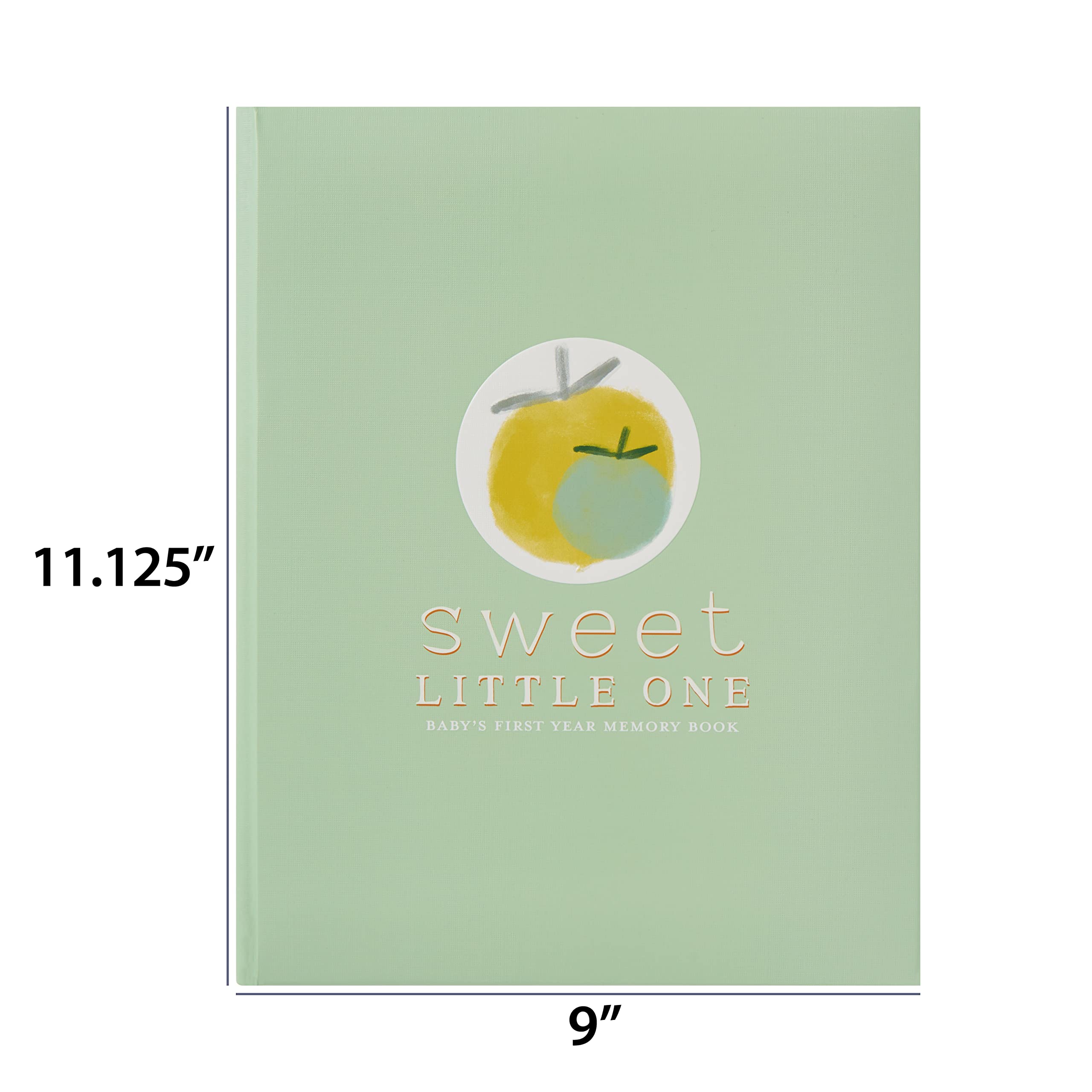 Carter's B2-24958 Homegrown Gender Neutral Baby Journal Memory Book, 48 Unique Pages, 8.7" x 11.2", Multicolor