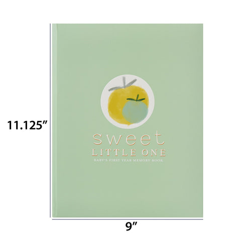 Carter's B2-24958 Homegrown Gender Neutral Baby Journal Memory Book, 48 Unique Pages, 8.7" x 11.2", Multicolor