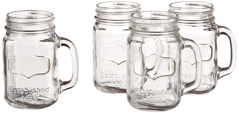 Yorkshire Mason Jar Mug, 17.5 oz., 4 Pieces