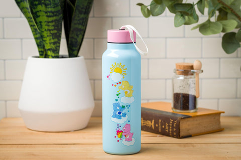 Silver Buffalo Care Bears Sun Shower Featuring Love-A-Lot Bear, Funshine Bear, and Grumpy Bear, 27 Ounces