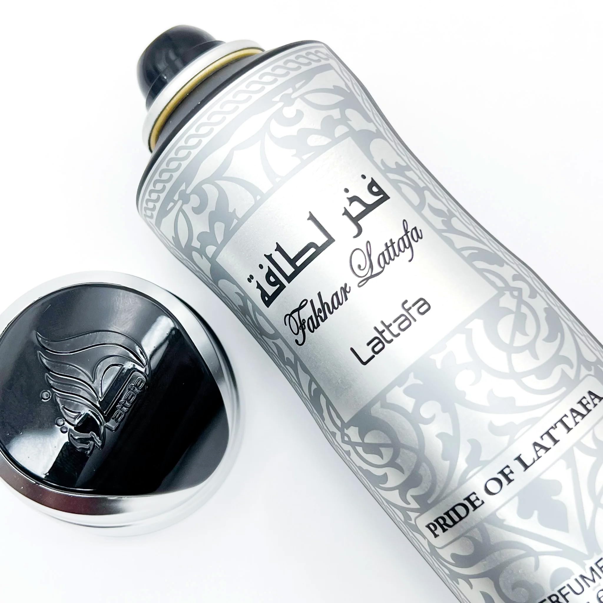 Lattafa Fakhar for Men - Fresh, Marine, Woody, Earthy - Perfumed Deodorant Spray, 6.67 Ounce / 200 ml