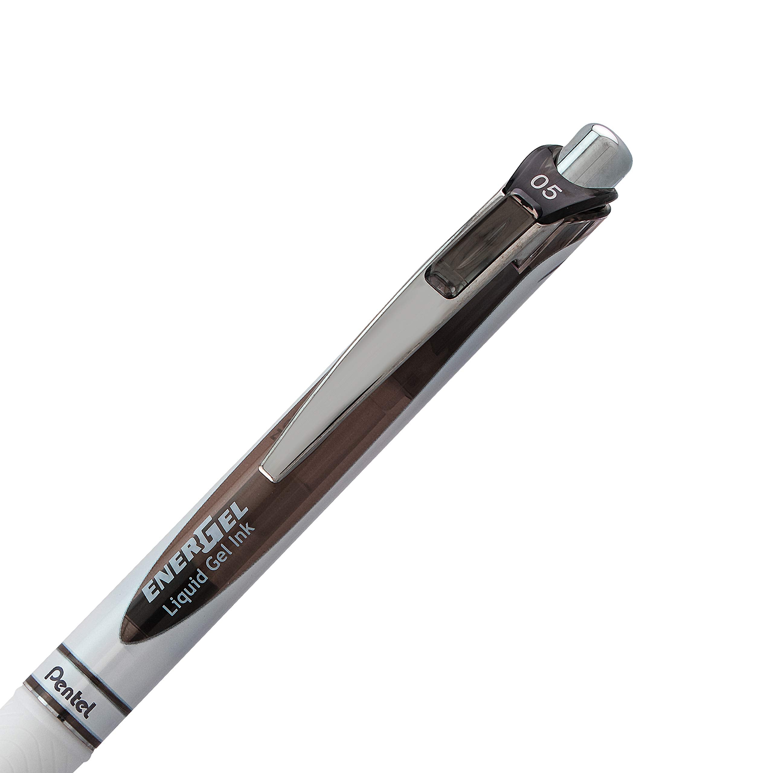 Pentel Pearl Deluxe RTX Liquid Gel Pen, (0.5mm), Fine Line, Needle Tip (BLN75WBP2A)