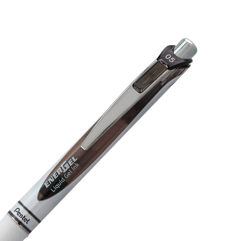 Pentel Pearl Deluxe RTX Liquid Gel Pen, (0.5mm), Fine Line, Needle Tip (BLN75WBP2A)