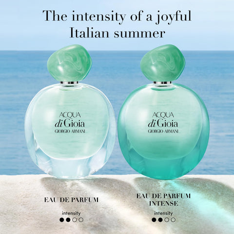 Armani Beauty – Acqua di Gioia – Eau de Parfum – Floral Fruity Fragance for Women – Primofiore Lemon, Water Jasmine, Cedarwood Notes - 1.6Fl Oz