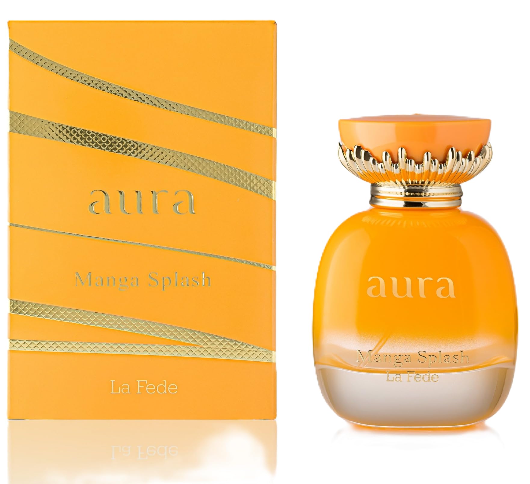 Khadlaj La Fede Aura Manga Splash Eau De Parfum Spray, 3.4 Ounce (Unisex)
