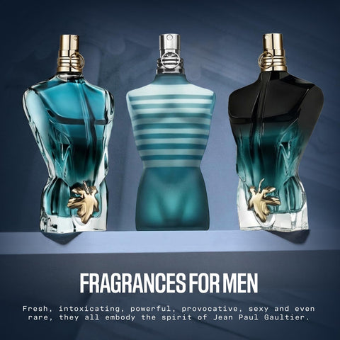 Jean Paul Gaultier Le Male Eau de Toilette - Long Lasting Amber Aromatic Cologne for Men with Fresh Mint, Lavender & Sensual Vanilla - Luxury Men's Cologne Spray, 4.2 oz