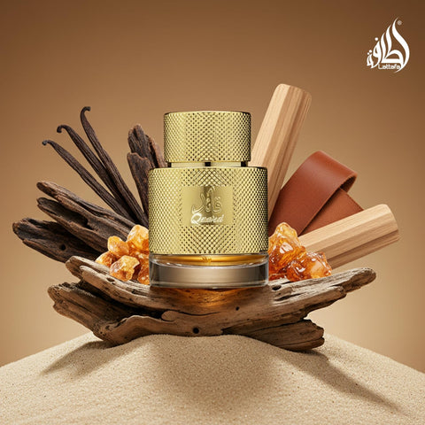 Lattafa Perfumes Qaa'ed for Unisex Eau de Parfum Spray, 3.4 Ounce
