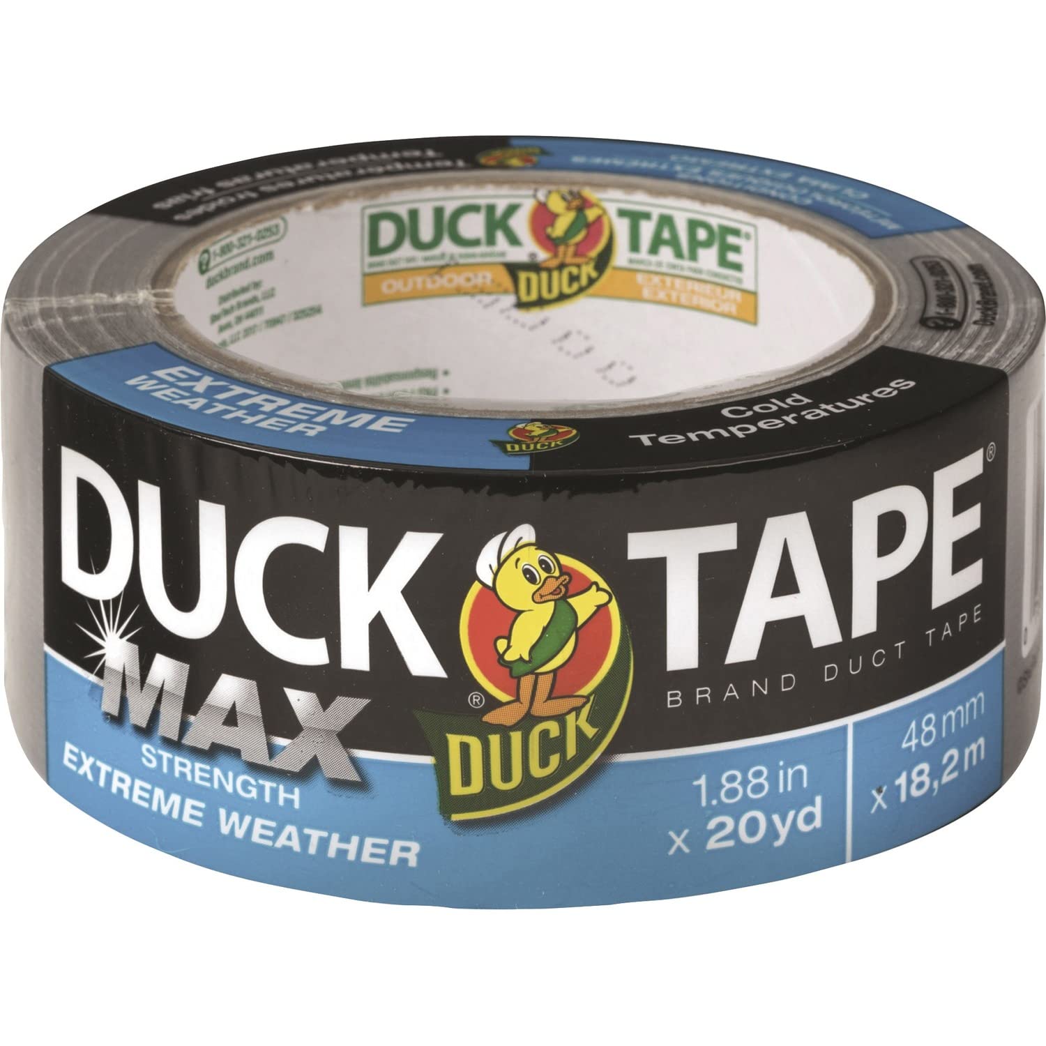 Duck MAX Strength Weather Duct Tape, Silver (241635)