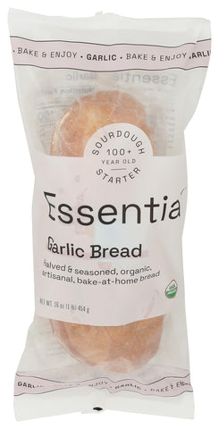 ESSENTIAL BAKING COMPANY Organic Bake at Home Garlic Sourdough Bread, 16 OZ