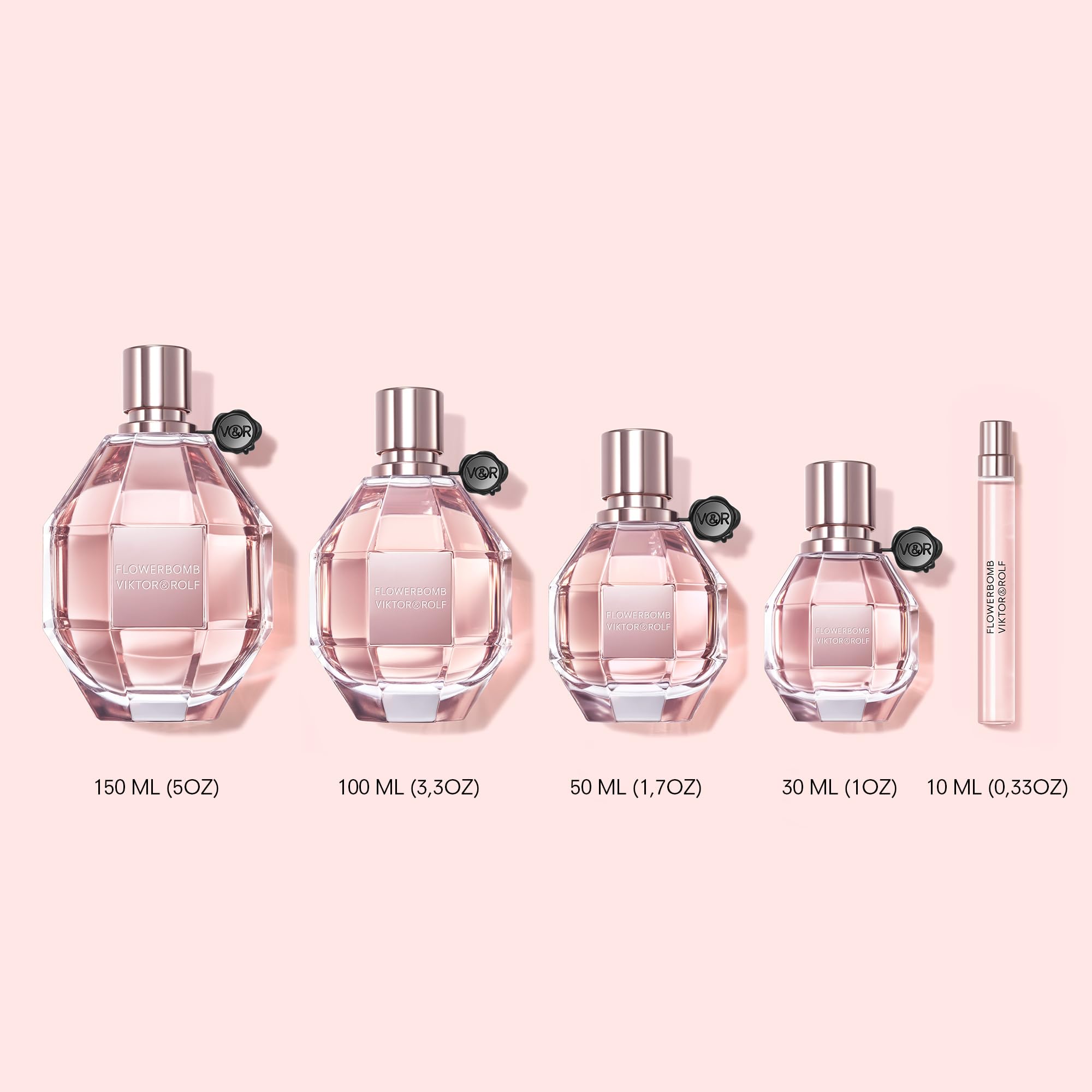 Viktor&Rolf - Flowerbomb Eau de Parfum - Women's Perfume - Floral & Woody - With Notes of Vanilla, Jasmine, & Rose - 0.68 Fl Oz