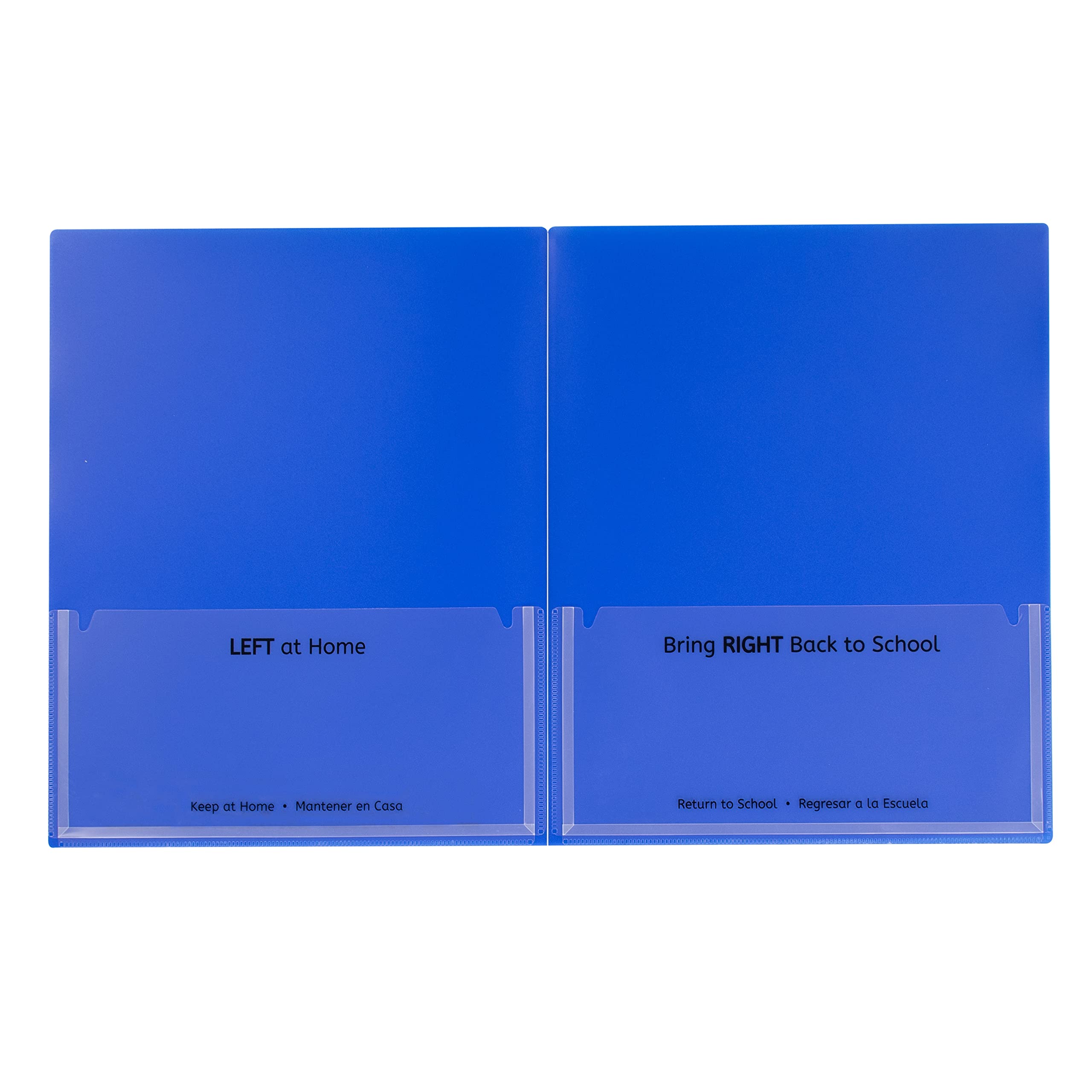C-Line Classroom Connector School-to-Home Folders, Blue, 25 per Box (32005)