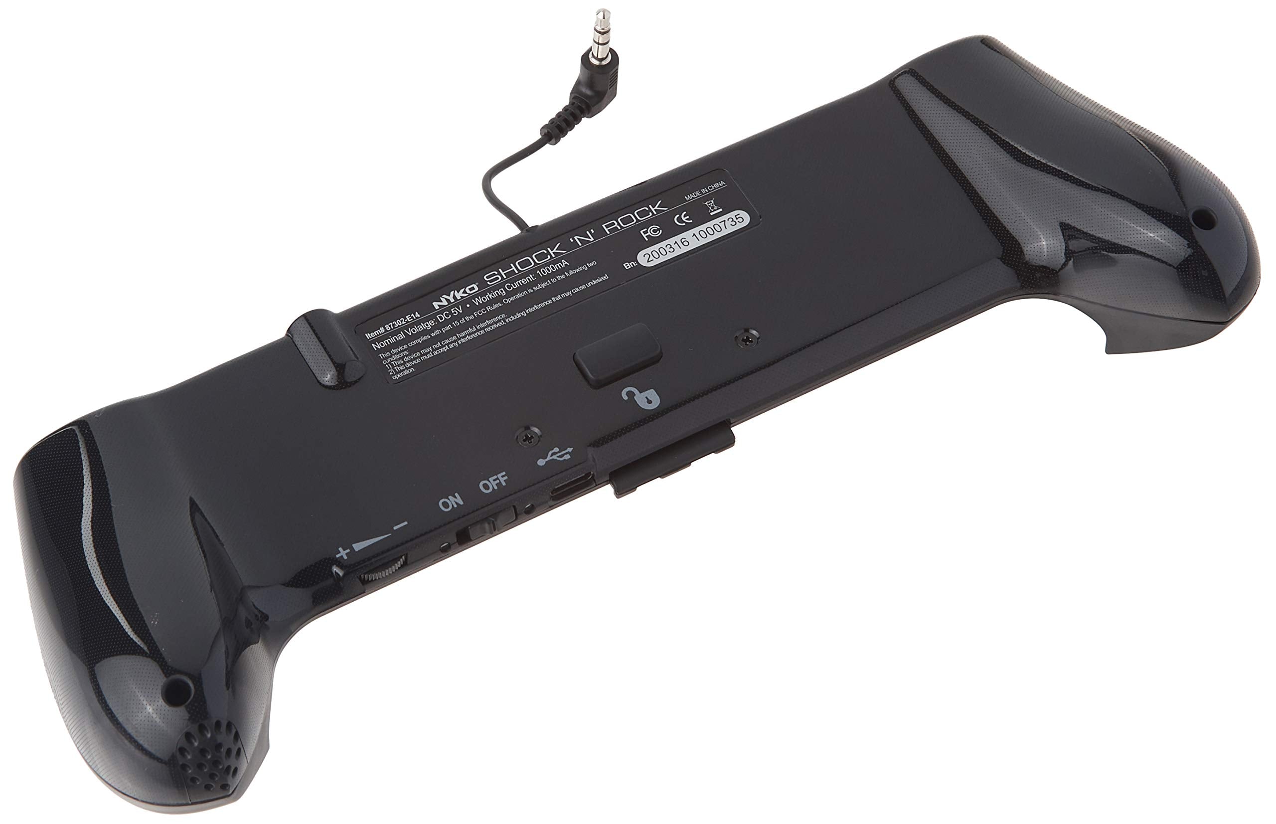 Nyko Shock 'N' Rock for Nintendo Switch Lite - Ergonomic Comfortable Grip That Adds Accurate Rumble Effect and Stereo Speaker - Nintendo Switch
