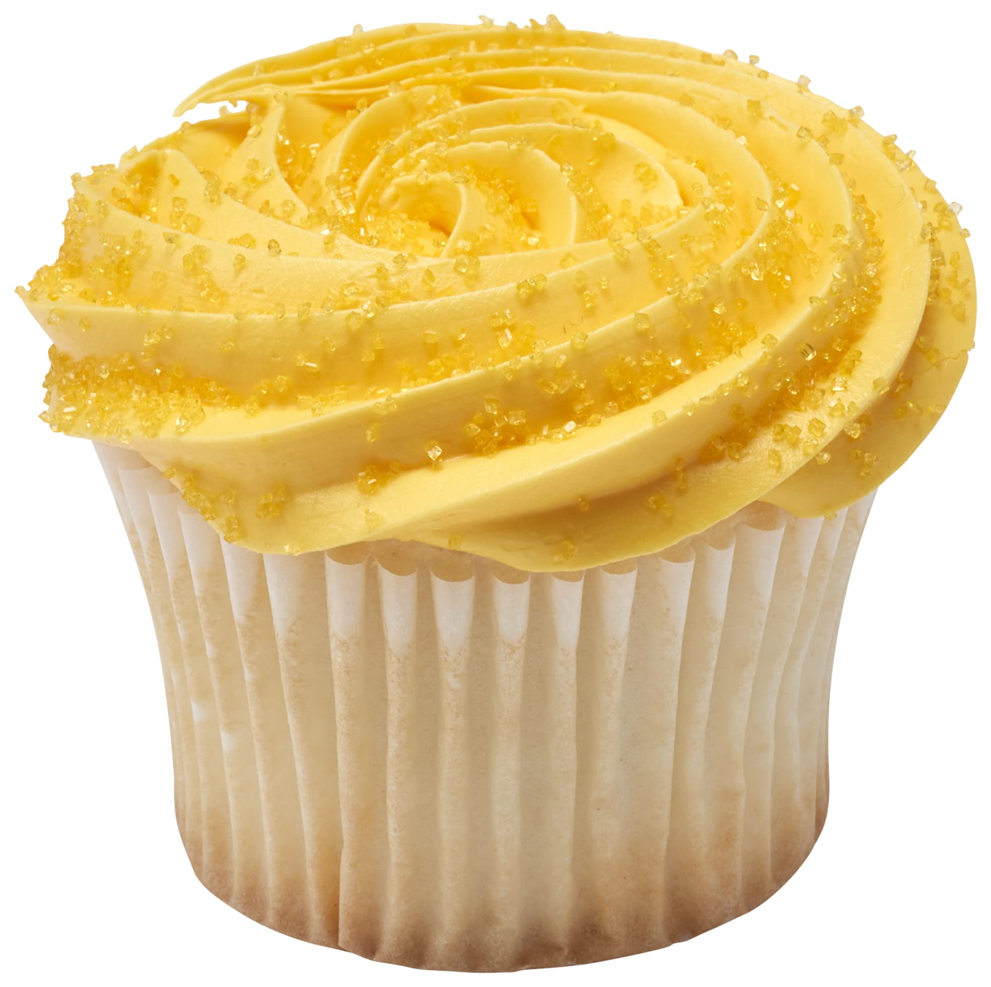 DecoPac Sanding Sugar, Yellow Edible Sugar Sprinkles, Edible Sanding Sugar in Handheld Container, Sugar Sprinkle Mix For Celebration Cakes, Cupcakes, Cookies, 33oz - Yellow