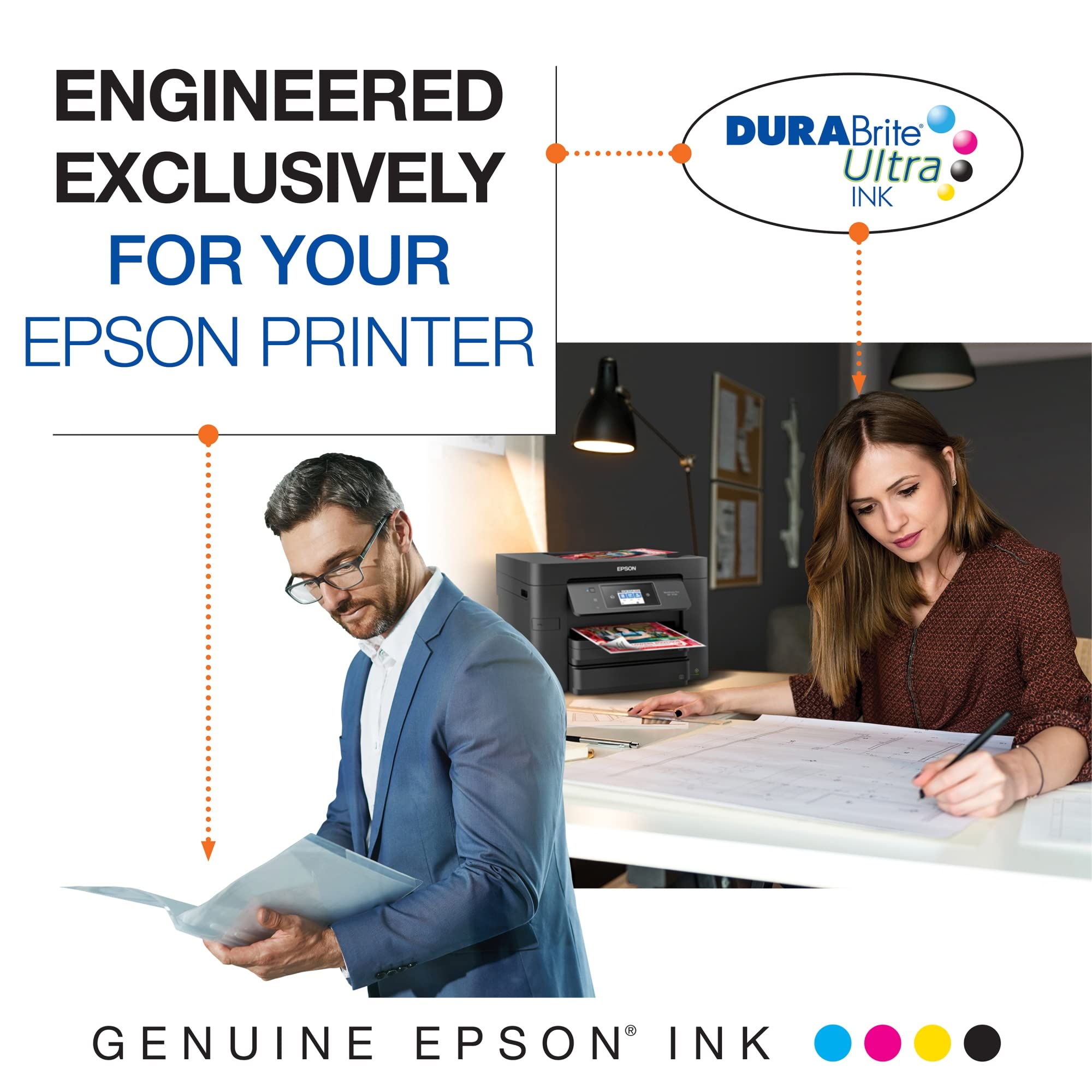 Epson 60 DURABrite Ultra Ink Standard Capacity Cyan Cartridge (T060220) Works with Stylus C-68, C-88, C-88+, CX-3800, CX-3810, CX-4200, CX-4800, CX-5800F, CX-7800