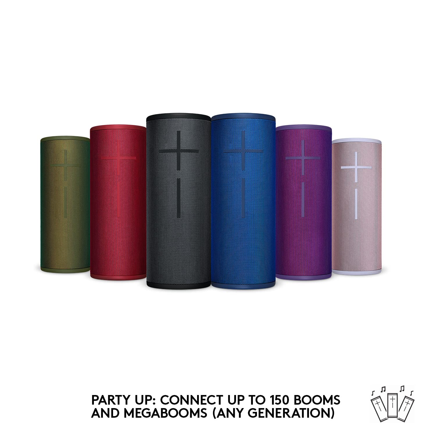 Ultimate Ears MEGABOOM 3 Portable Wireless Bluetooth Speaker (Powerful Sound + Thundering Bass, Bluetooth, Magic Button, Waterproof, Battery 20 Hours) - Night Black, Large