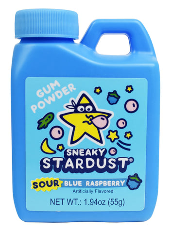 kidsmania Set of 6 Assorted Sneaky Stardust Magical Morphing Gum Jugs-Transforms From Powder to Gum in Your Mouth-2.5inch L x 1inch W x 3.5inch H-1.94 oz.