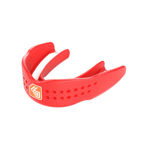 Shock Doctor Mouthguard Superfit – Easy-Fit Strap/Strapless mouthguard – Low Profile Fit Perfect for Basketball, Hockey, Lacrosse, All Sport