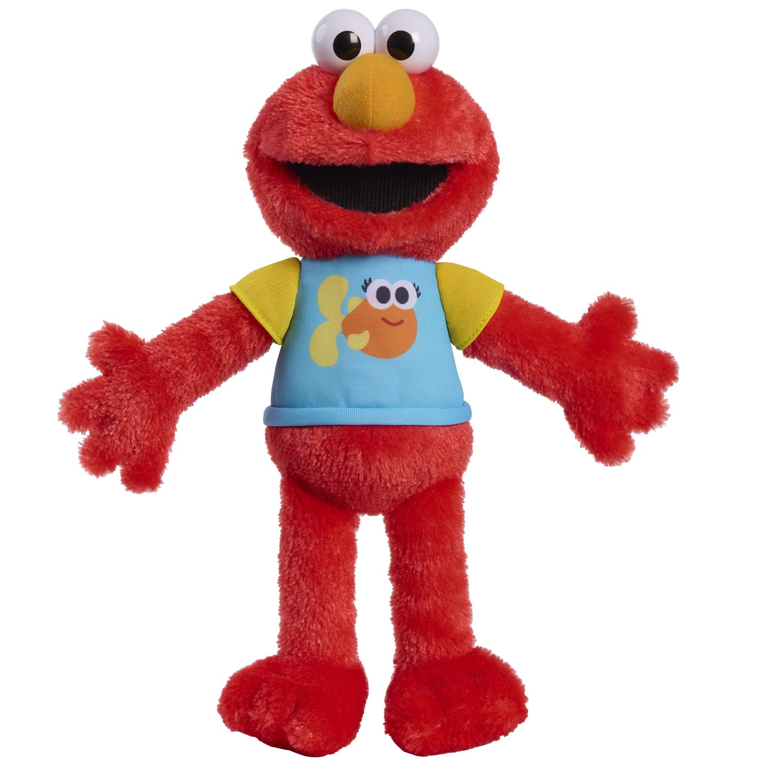 Sesame Street 13-inch Sing-Along Plush Elmo Stuffed Animal, Kids Toys for Ages 18 Month by Just Play