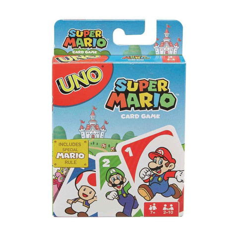 Mattel Games UNO Super Mario Card Game for Kids, Adults, Families & Game Nights, Themed Deck & Special Rule for 2 to 10 Players