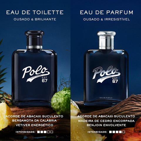 Ralph Lauren - Polo 67 - Eau de Toilette - Men's Cologne - Woody & Solar Scent - With Sunflower, Bergamot, & Patchouli - 2.5 Fl Oz