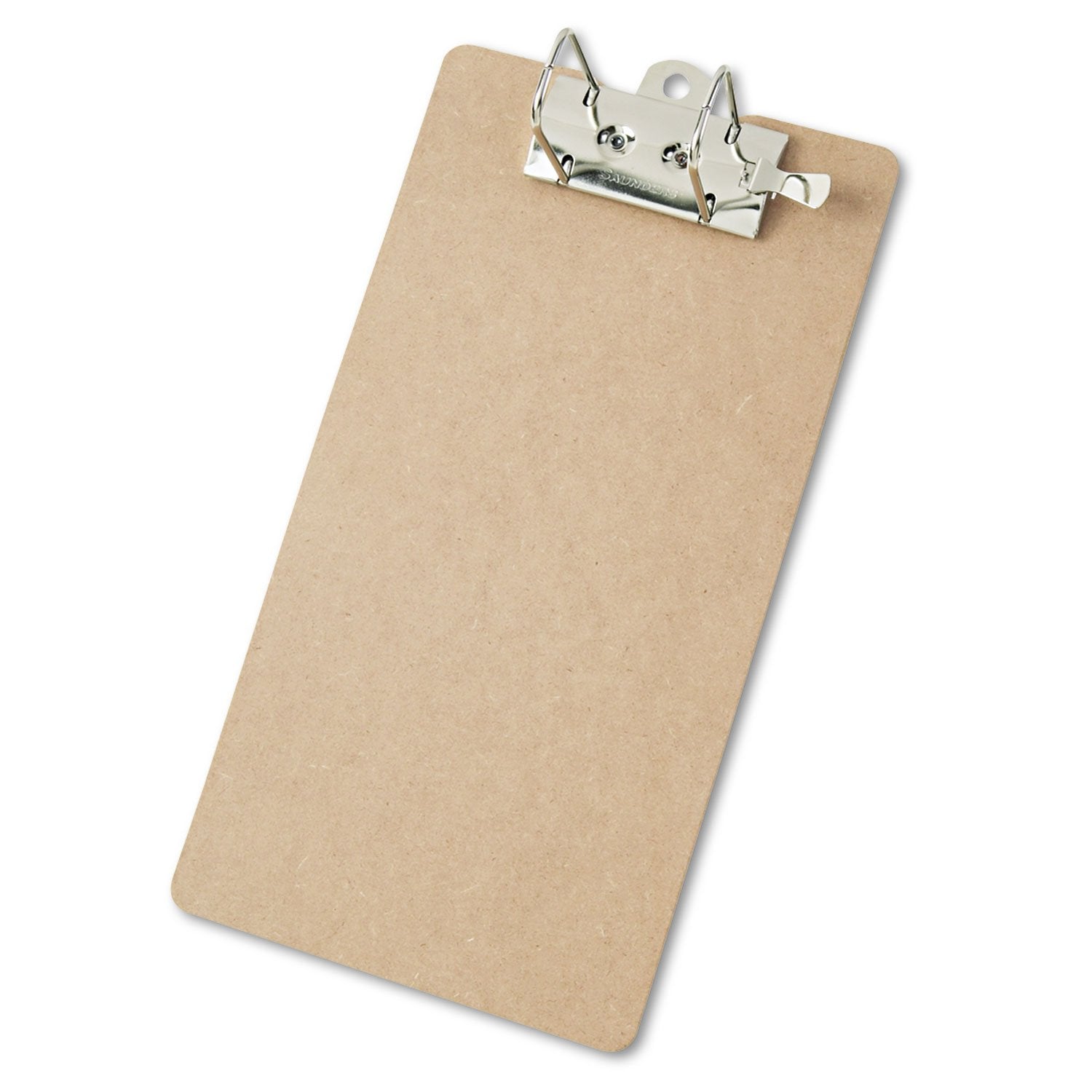 Saunders 05713 Recycled Hardboard Archboard - Brown, Legal Size Document Holder for 2 Hole Punched Documents, Locking Arch Clip