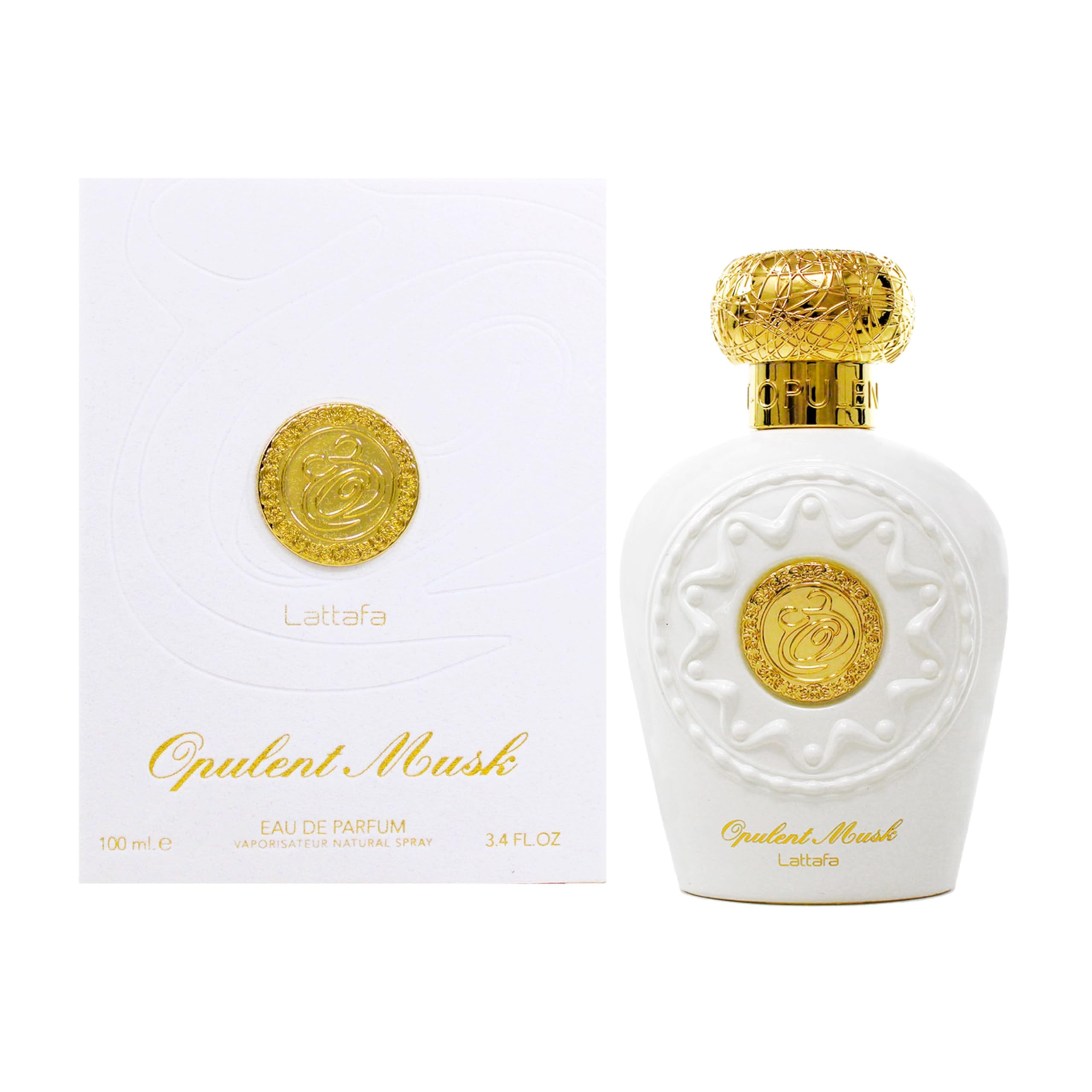 Lattafa Opulent Musk for Women Eau de Parfum Spray, 3.4 Ounce