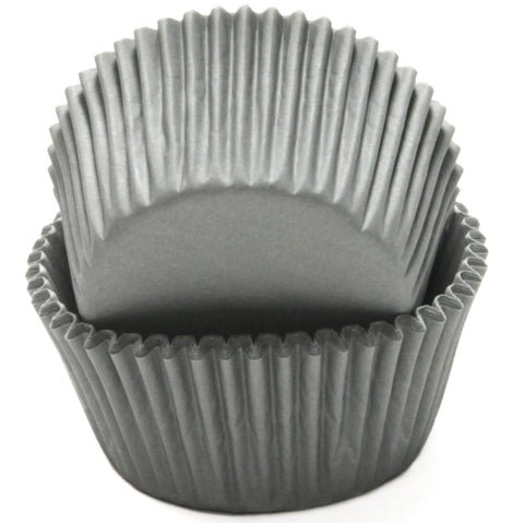 Chef Craft Classic Cupcake Liners, 50 Count, Gray