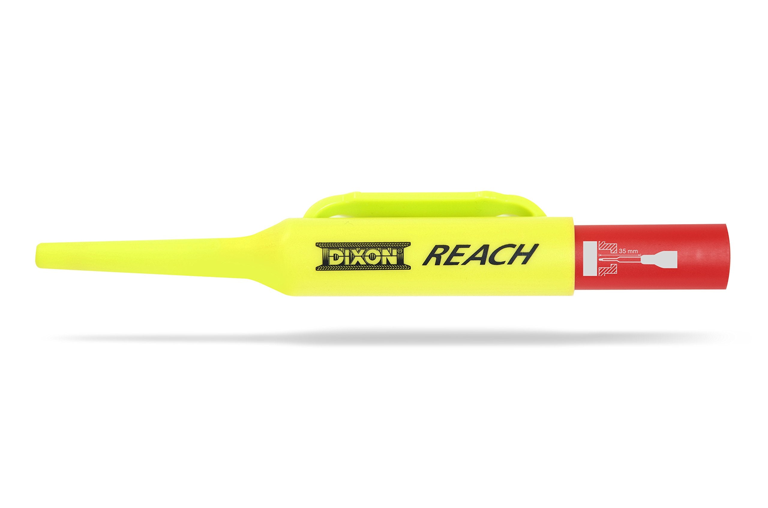 DIXON Industrial REACH- Deep Hole Permanent Marker, Red, 1-Count (14202)