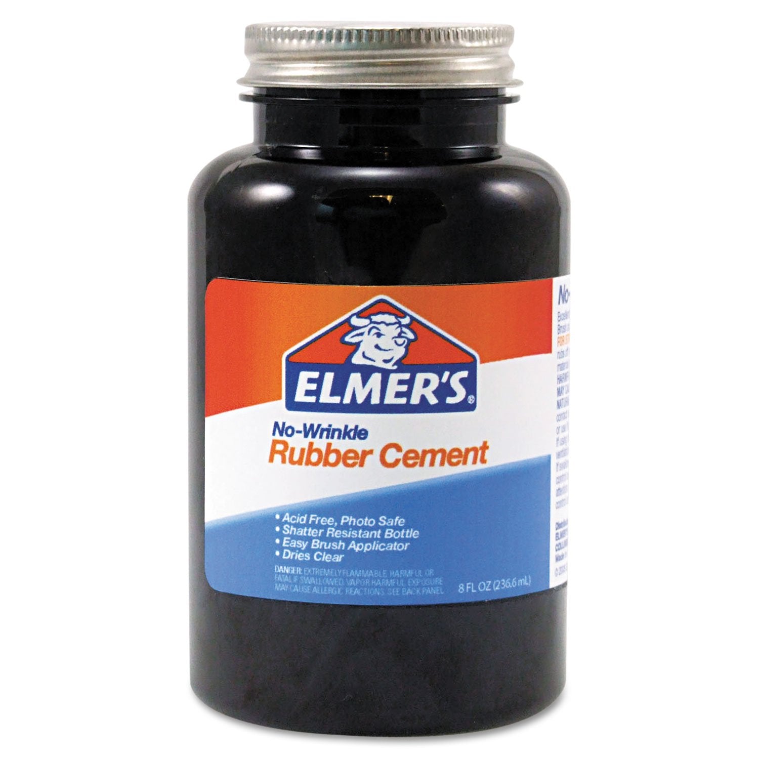 Elmer's Rubber Cement, No-Wrinkle, 8 Ounces