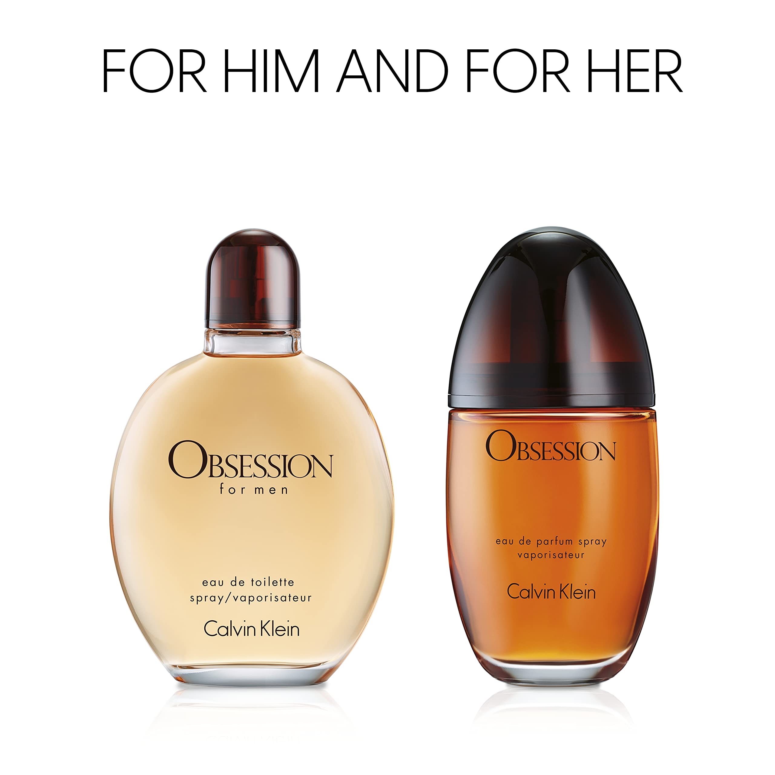 Calvin Klein Obsession for Men Eau de Toilette – Ambery Men's Cologne – With Notes of Bergamot, Mandarin, Lavender & Musk – Long Lasting Fragrance