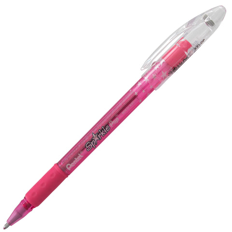 Pentel Sparkle Pop Metallic Gel Pen, (1.0mm) Bold Line, Assorted Colors, 4-Pack, Bold (K91BP4M1)