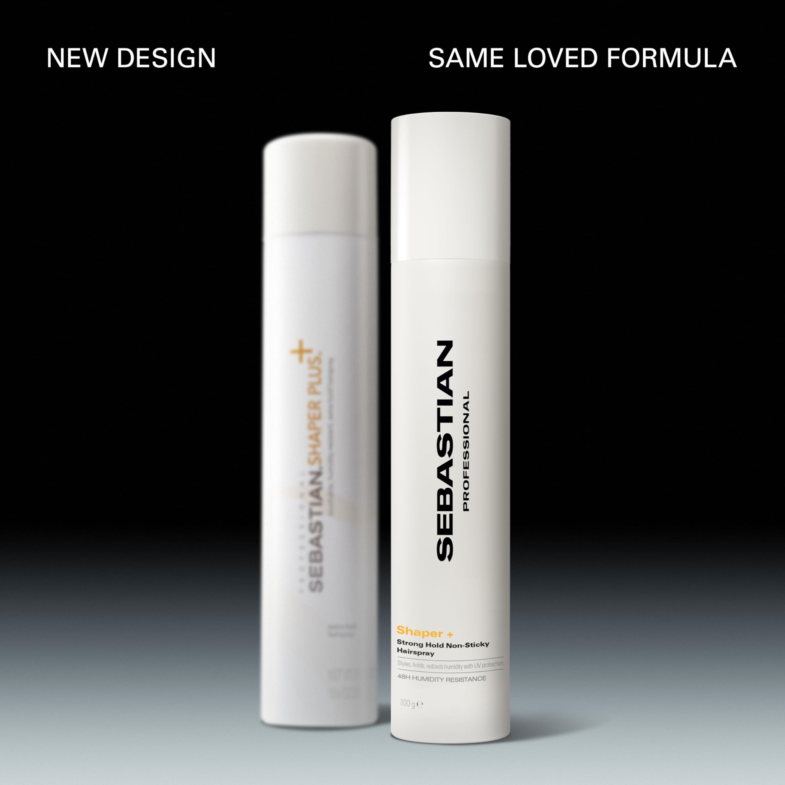 Sebastian Professional Shaper Plus Hairspray, 50% VOC | Humidity Resistant, Extra Hold | 10.6 oz | Packaging May Vary