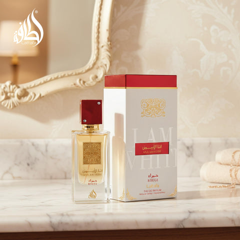 Lattafa Perfumes Ana Abiyedh Rouge for Unisex Eau de Parfum Spray, 2.0 Ounce / 60 ml