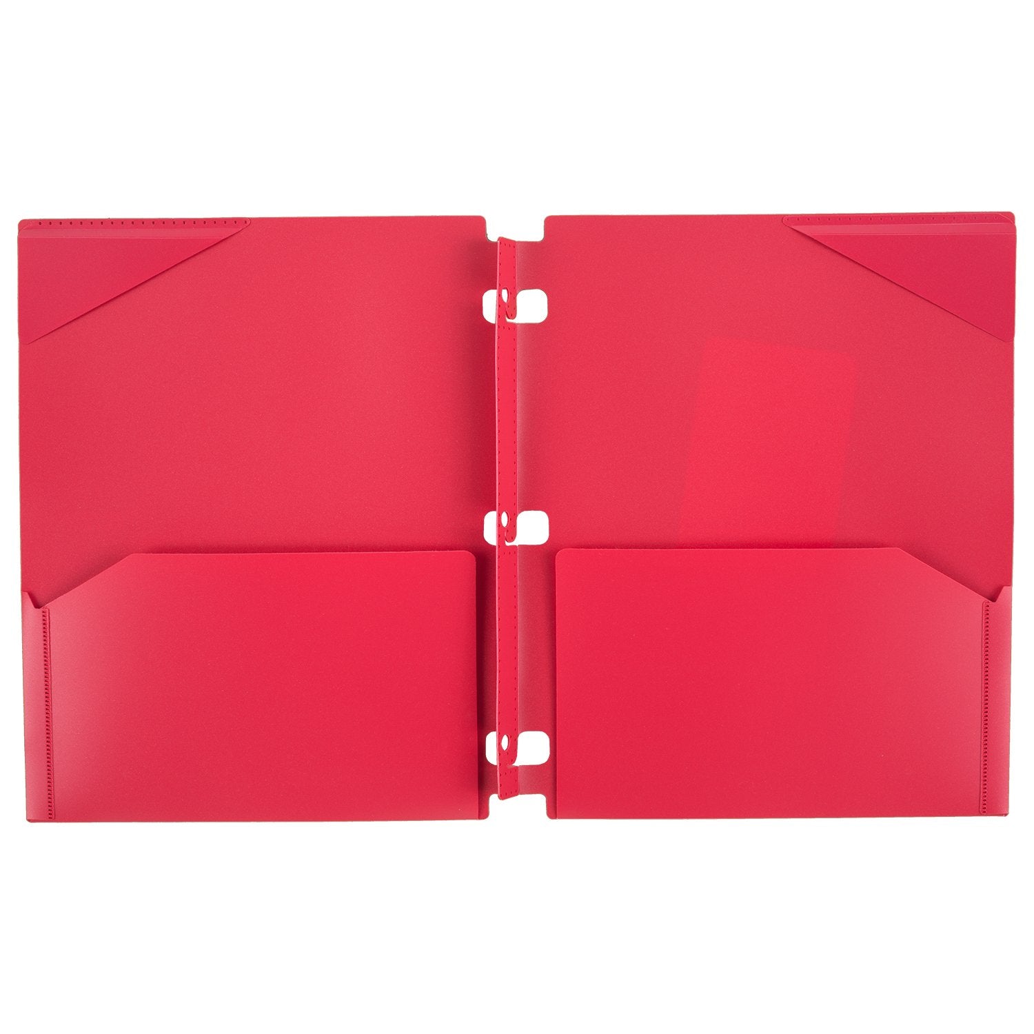 Five Star 2-Pocket Folders, Snap-In Binder Folder, Assorted Primary Colors, 4 Pack (73266)