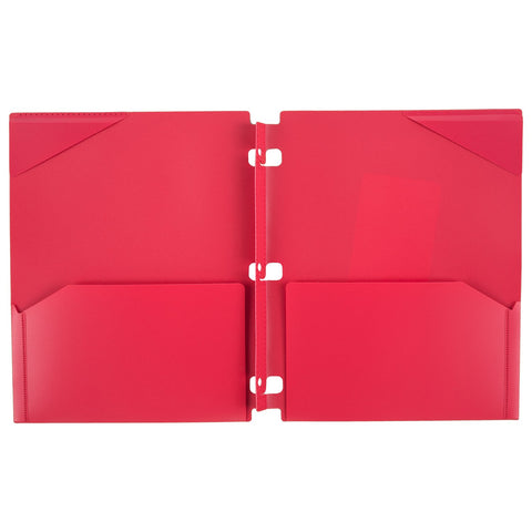 Five Star 2-Pocket Folders, Snap-In Binder Folder, Assorted Primary Colors, 4 Pack (73266)