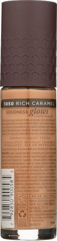 Burt's Bees Goodness Glows Liquid Makeup, Rich Caramel - 1.0 Ounce
