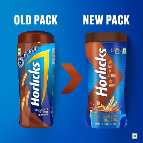 Horlicks Chocolate Malt Drink Powder 400g – Made in UK - Creamy & Delicious Chocolate Flavor, Easy to Prepare with Hot or Cold Milk