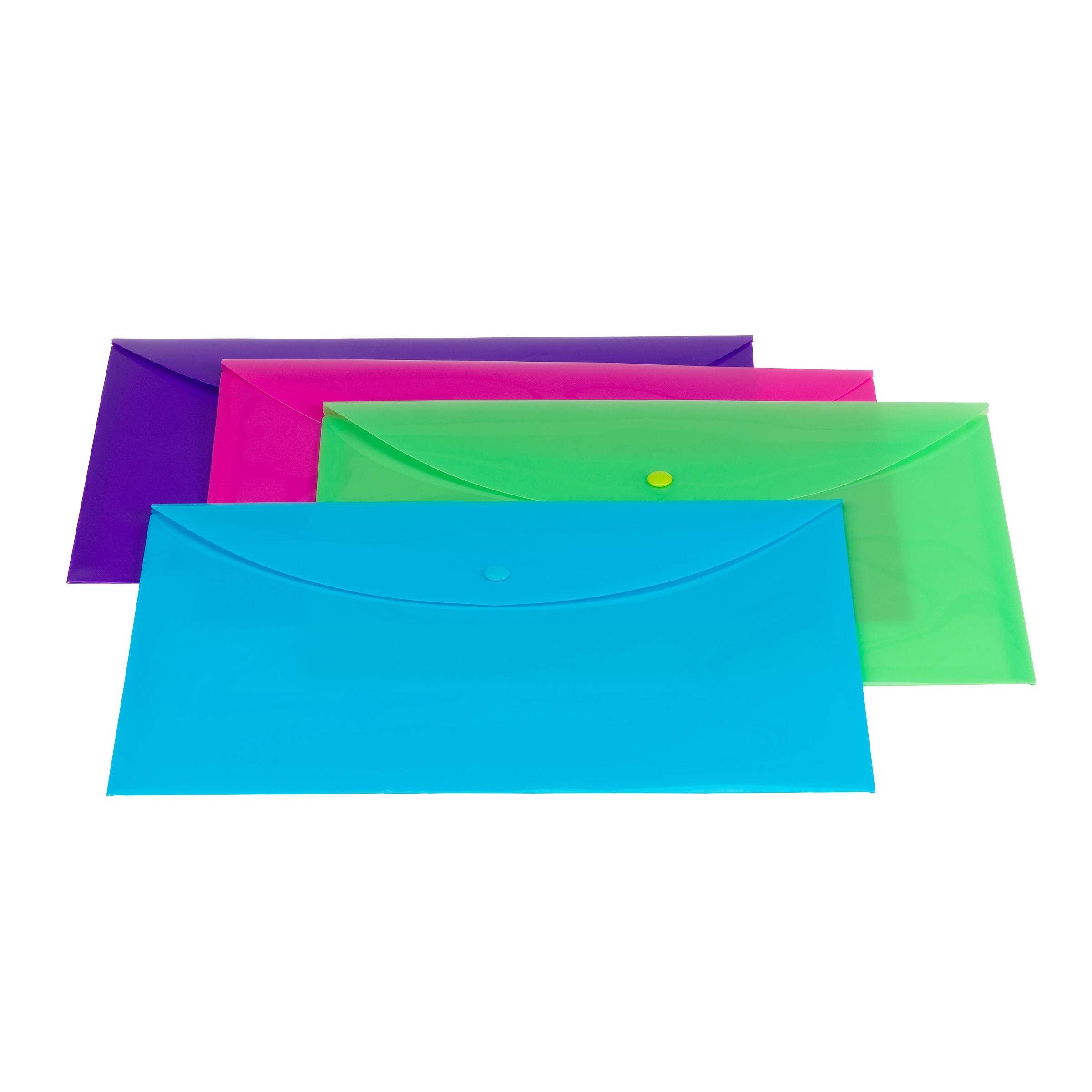 Smead Project Envelope, Snap Closure, Top Load, Letter Size (4, Assorted)